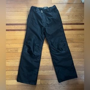 Boys XL Black Waterproof Ski Pants